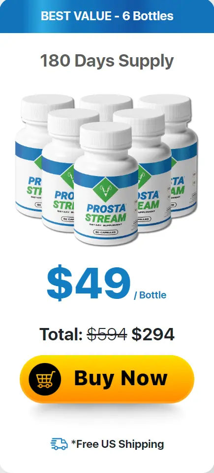 ProstaStream 6 bottle price 